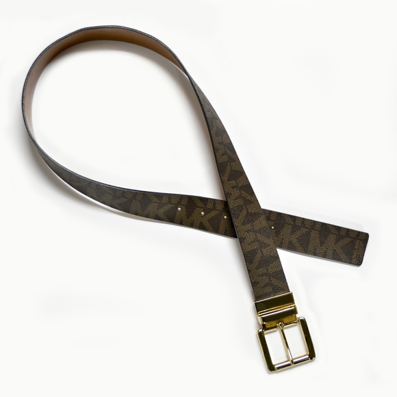 MICHAEL Michael Kors Synthetic Leather Monogram Belt - Picture 9 of 9